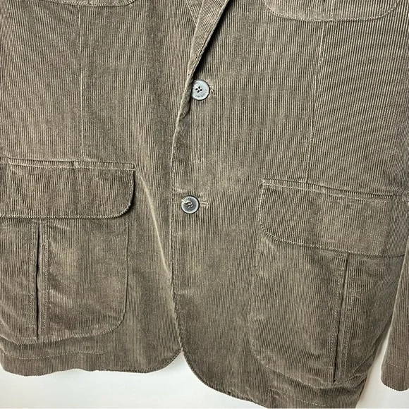 Daniel Cremieux Brown Corduroy Sport coat blazer Large - Picture 4 of 11